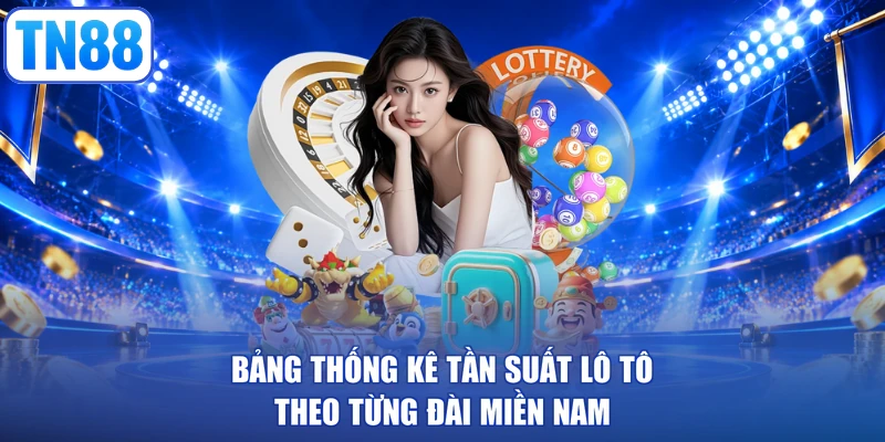 Bảng thống kê tần suất lô tô theo từng đài miền Nam